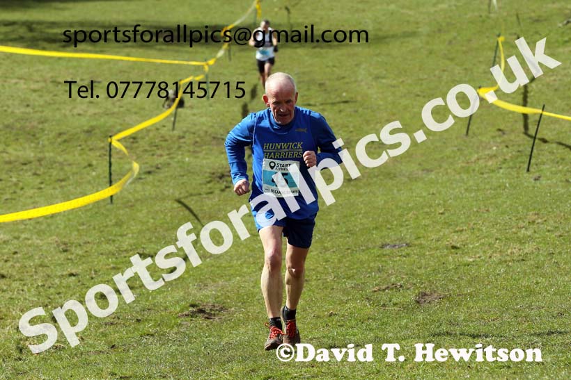 Masters men 2021 NECAA Cross Country Relays, Thornley Farm, Peterlee, Saturday, April 10th. Photo: David T. Hewitson/Sports for All Pics